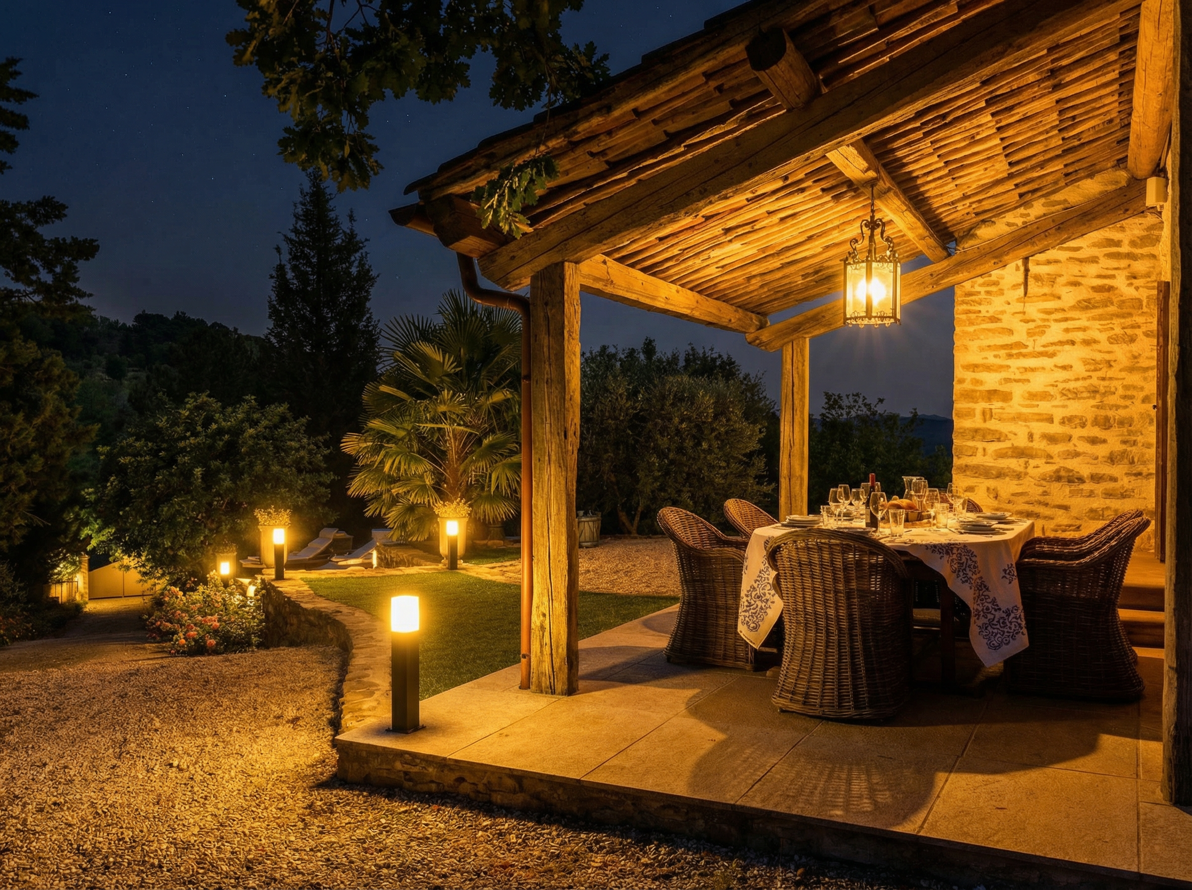 Dottorgreen - Illuminazione e Design del Verde Notturno Faenza
